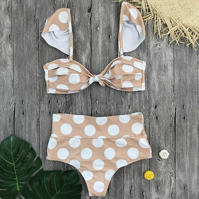 Pink Palms Push Up Bikini