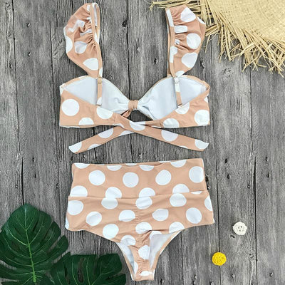 Pink Palms Push Up Bikini