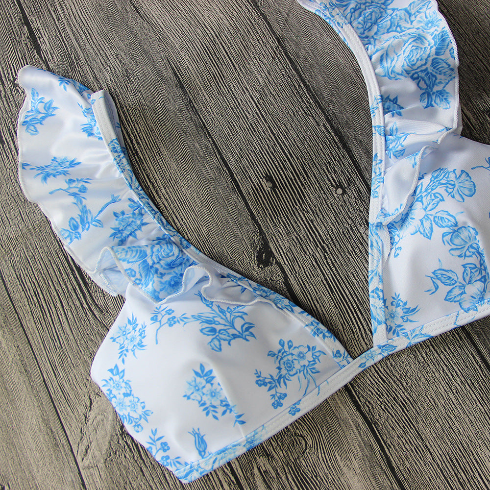 Bohemian Breeze Ruffle Bikini
